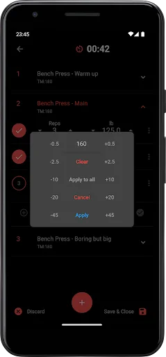 Download Lift4Fit Gym Workout Tracker Terbaru – Latihan Kekuatan - Screenshot 17