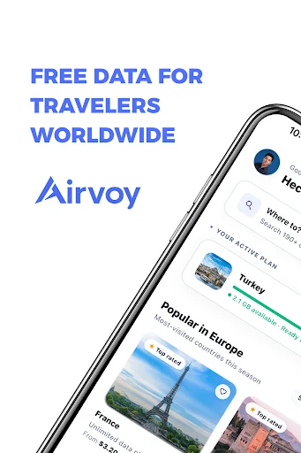 Download Airvoy eSIM Terbaru – Internet Cepat untuk Traveler - Screenshot 1