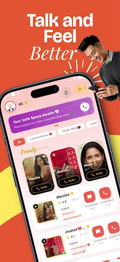 Download Frenly Terbaru – Curhat Anonim & Teman Bicara Aman - Screenshot 1