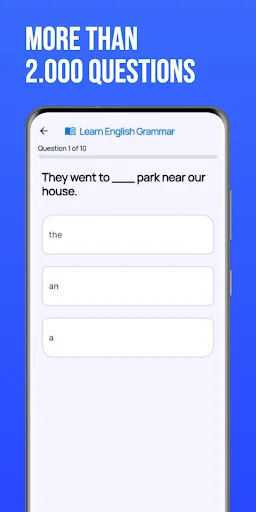 Download English Grammar Tests A1-B1 Terbaru – Latihan Gratis - Screenshot 3
