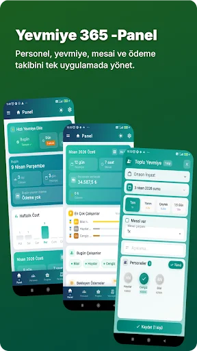 Download Yevmiye 365 – Kelola Gaji & Absensi Karyawan Gratis - Screenshot 1