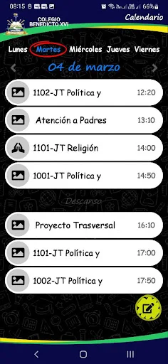 Download Colegio Benedicto XVI Terbaru – Agenda Virtual Sekolah - Screenshot 6