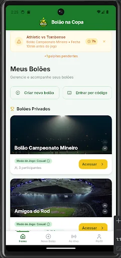 Download Bolão na Copa Terbaru – Tebak Skor Seru Bersama Teman - Screenshot 5