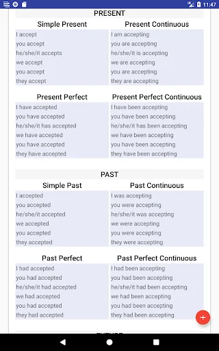 Download English Verbs Terbaru – Kuasai Konjugasi Bahasa Inggris - Screenshot 11