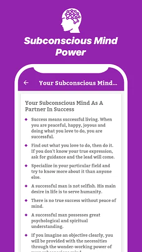 Download Subconscious Mind Power Terbaru – Motivasi Diri Gratis - Screenshot 6