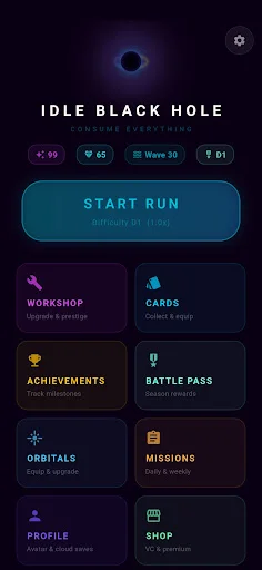 Download Idle Black Hole: Space Clicker Terbaru – Game Gratis - Screenshot 2