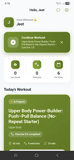 Download Gymertia AI Gym Trainer Terbaru – Latihan Kustom Gratis - Screenshot 1