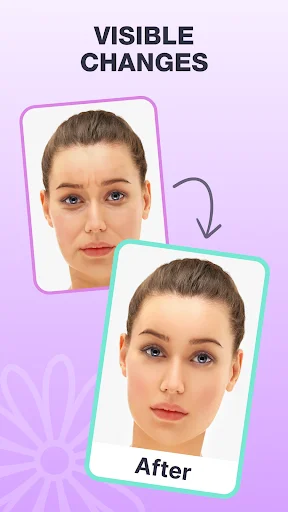 Download Face Yoga Exercise & Face Lift – Kecantikan Alami - Screenshot 11