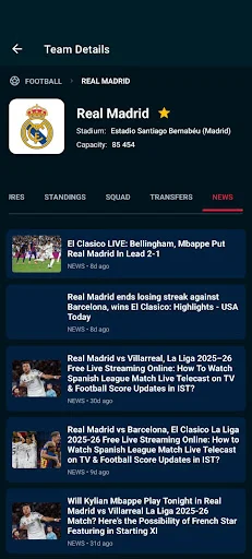 Download LiveScores Terbaru – Skor Sepak Bola & Jadwal Gratis - Screenshot 1
