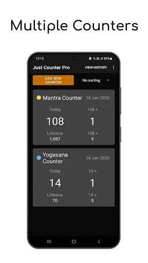 Just Counter Pro – Aplikasi Penghitung Dzikir Terbaik & Praktis - Screenshot 2