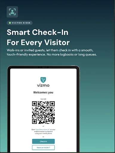 Download Vizmo Kiosk Terbaru – Solusi Manajemen Tamu Cerdas - Screenshot 2