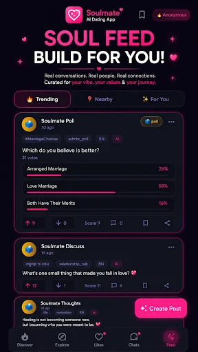 Download Soulmate AI Dating App Terbaru – Cari Pasangan & Chat - Screenshot 7