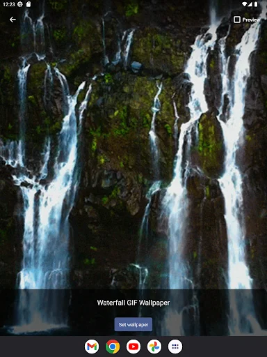 Download Waterfall GIF Wallpaper Terbaru – Animasi 3D Gratis - Screenshot 9