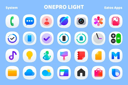 Download OneLight 8 – Icon Pack Terbaru – Ikon Estetik Gratis - Screenshot 2