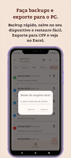 Download Diário de Anotações Terbaru – Catatan Pribadi Gratis - Screenshot 8