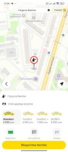 Download Urganch 1083 Taxi Terbaru – Pesan Taksi Cepat & Mudah - Screenshot 2