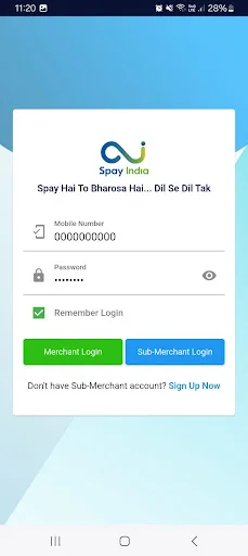 Download Spay India RT Terbaru – Solusi Transaksi Keuangan Cepat - Screenshot 1