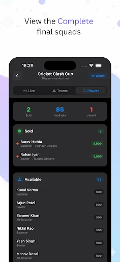 Download Auction League Terbaru – Kelola Lelang Olahraga Gratis - Screenshot 7