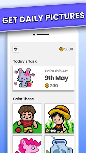 Download Pixel Art – Paint by Number Terbaru – Game Mewarnai Seru - Screenshot 2