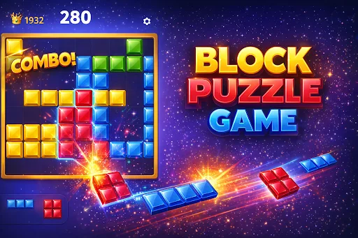 Download Block Puzzle Combo Terbaru – Game Teka-teki 3D Gratis - Screenshot 1