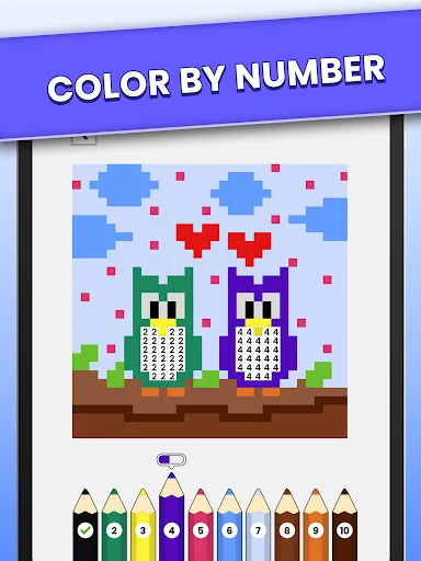 Download Pixel Art – Paint by Number Terbaru – Game Mewarnai Seru - Screenshot 7
