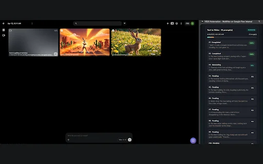 Download VEO3 Automation Terbaru – Optimalkan Google Flow Anda - Screenshot 2
