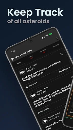 Download NEO – Asteroid Tracker Terbaru – Pantau Asteroid NASA - Screenshot 1