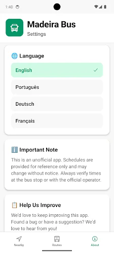 Download Madeira Bus Terbaru – Jadwal Bus Offline & Praktis - Screenshot 7