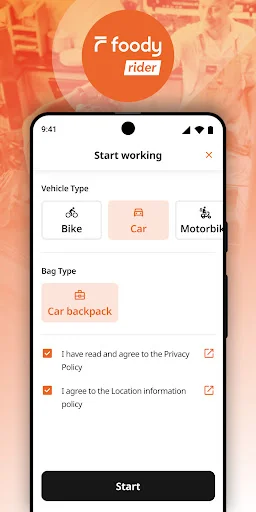 Download Foody Rider App Terbaru – Hasilkan Uang dari Pengiriman - Screenshot 3