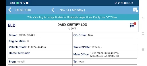Download ALS eLog Book-Arethos logistic Terbaru – ELD HOS Gratis - Screenshot 9