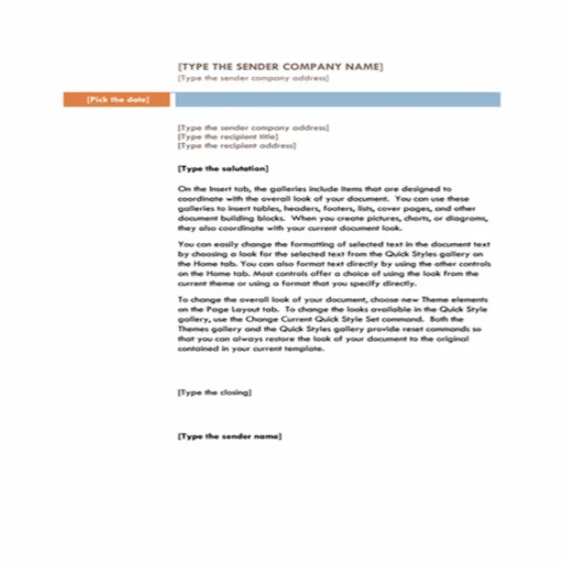 Unduh Business Letter Templates – Template Surat Bisnis Gratis - Screenshot 4