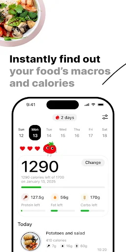 Download Calorie Counter: TrackAI – Lacak Nutrisi Makanan Anda - Screenshot 2