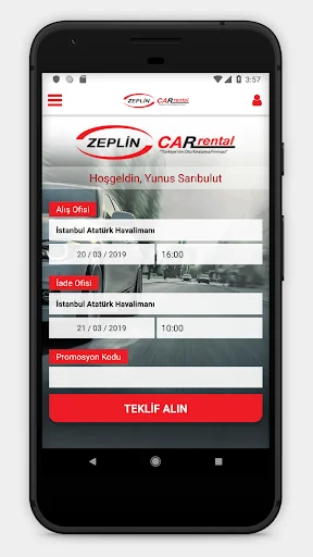 Download Zeplin Car Terbaru – Sewa Mobil Cepat & Praktis - Screenshot 1