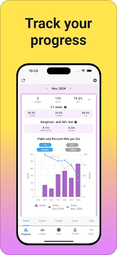 Download dgputt Versi Terbaru – Latihan Putting Disc Golf Terbaik - Screenshot 2