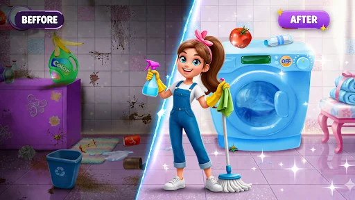 Download House Cleaning: Girl Cleanup – Game Membersihkan Rumah - Screenshot 1