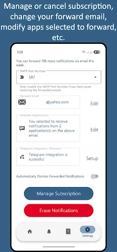 Download Notification Forwarder Terbaru – Sinkronisasi Notifikasi - Screenshot 5
