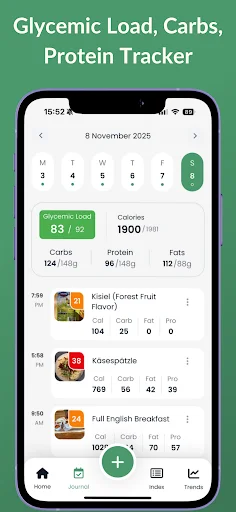 Download Logi – Pelacak Indeks Glikemik & Kalori Terbaru - Screenshot 8