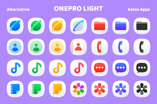 Download OneLight 8 – Icon Pack Terbaru – Ikon Estetik Gratis - Screenshot 15