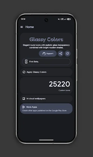 Download Glassy Colors Icons Terbaru – Ikon Kaca Estetik Gratis - Screenshot 4