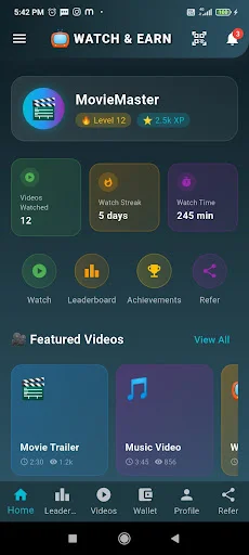 Download WatchCash Terbaru – Tonton Video & Dapatkan Uang Gratis - Screenshot 1