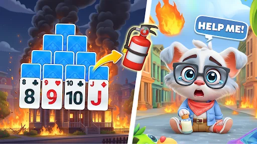 Download TriPeaks Solitaire: Fairy Terbaru – Game Kartu Seru - Screenshot 4