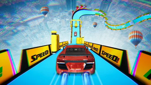 Download Car Stunts: Stunt Driving Game – Aksi Balapan Ekstrem - Screenshot 1