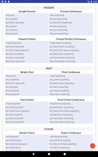 Download English Verbs Terbaru – Kuasai Konjugasi Bahasa Inggris - Screenshot 21