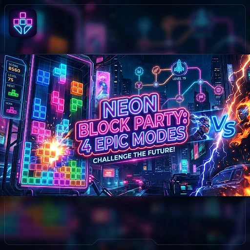 Download Neon Block: Match & Puzzle Terbaru – Game Offline Seru - Screenshot 16