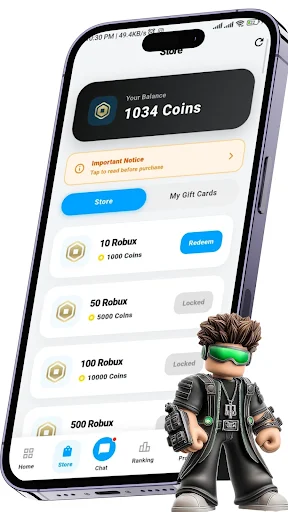 Download Robux Rewards Terbaru – Dapatkan Kartu Hadiah Gratis - Screenshot 2