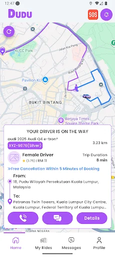 Download DUDU Car Malaysia Terbaru – Taksi Listrik Ramah Lingkungan - Screenshot 4