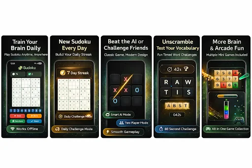Download Sudoku JustFun Daily MindGames – Game Asah Otak Gratis - Screenshot 4