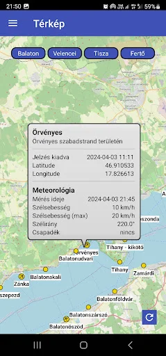 Download TAVIHAR Terbaru – Pantau Sinyal Badai Danau Hungaria - Screenshot 1