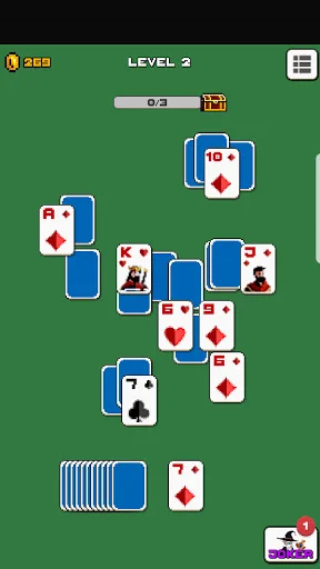Download Pixel Solitaire : Tripeaks Terbaru – Game Puzzle Retro - Screenshot 2
