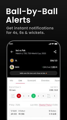 Download Crichit: Skor Kriket Langsung & Berita Terbaru – Gratis - Screenshot 2